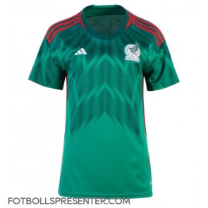 Mexiko Hemma Matchtröja Dam VM 2022 Kortärmad